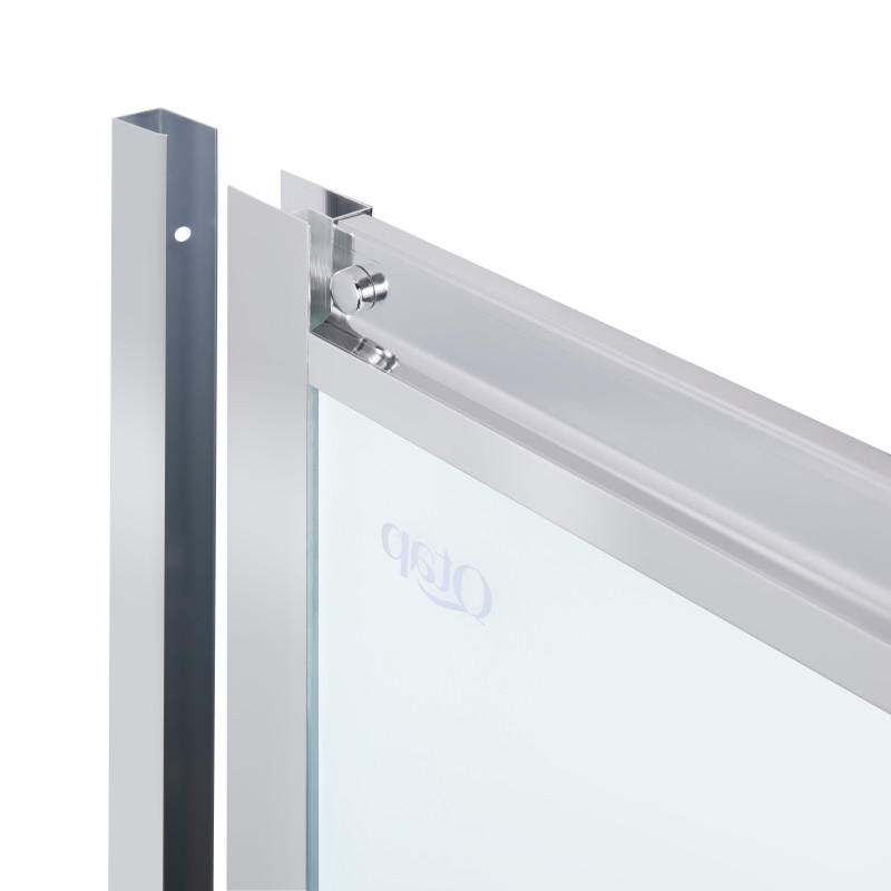Qtap Душова кабіна Pisces CRM107-9SP5 75-90x75-90 см, скло Pear 5 мм без піддона