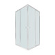 Qtap Душова кабіна Pisces CRM109-11SP5 90-105x90-105 см, скло Pear 5 мм без піддона