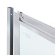 Qtap Душова кабіна Pisces CRM109-11SP5 90-105x90-105 см, скло Pear 5 мм без піддона