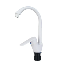 Змішувач для кухні Plamix Oscar-011 White (з підведенням) (PM0650)