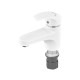 Змішувач для умивальника Plamix Fidel-001 SET White (з підведенням) (PM0659)