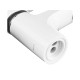 Змішувач для умивальника Plamix Fidel-001 SET White (з підведенням) (PM0659)