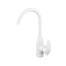 Змішувач для кухні Plamix Cezar-011-B SET White (з підведенням) (PM0667)