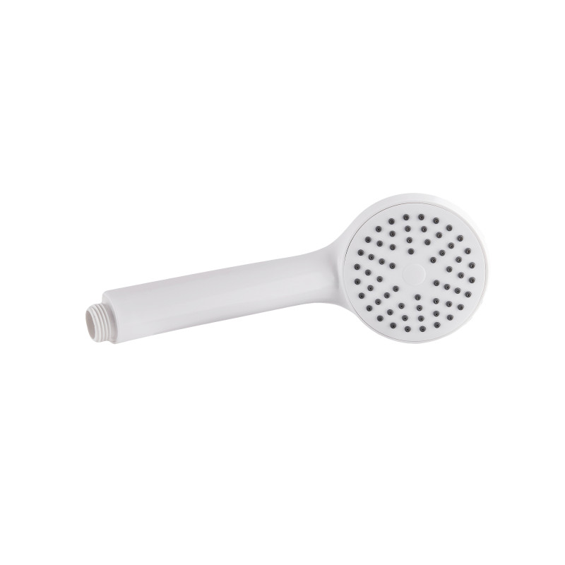 Змішувач для ванни Plamix Kubus-009 EURO SET White (з шлангом, лійкою та кронштейном) (PM0673)
