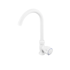 Кран для холодної води Plamix Mono-005 White (PM0675)