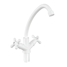 Змішувач для кухні Plamix Amax-271 White (без підведення) (PM0697)