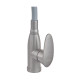 Змішувач для кухні PLAMIX CEZAR-011-B SET GRAPHITE REFL.GRAY з силіконовим виливом, з підведенням (PM0720)
