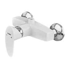Змішувач для душа Plamix Cezar-003 White (без шланга, лійки та кронштейна) (PM0733)
