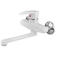 Змішувач для кухні настінний Plamix Cezar-005 White (PM0734)
