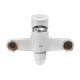 Змішувач для кухні настінний Plamix Cezar-005 White (PM0734)