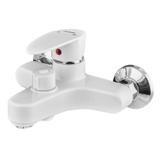 Змішувач для ванни Plamix Cezar-009 EURO White (без шланга, лійки та кронштейна) (PM0736)