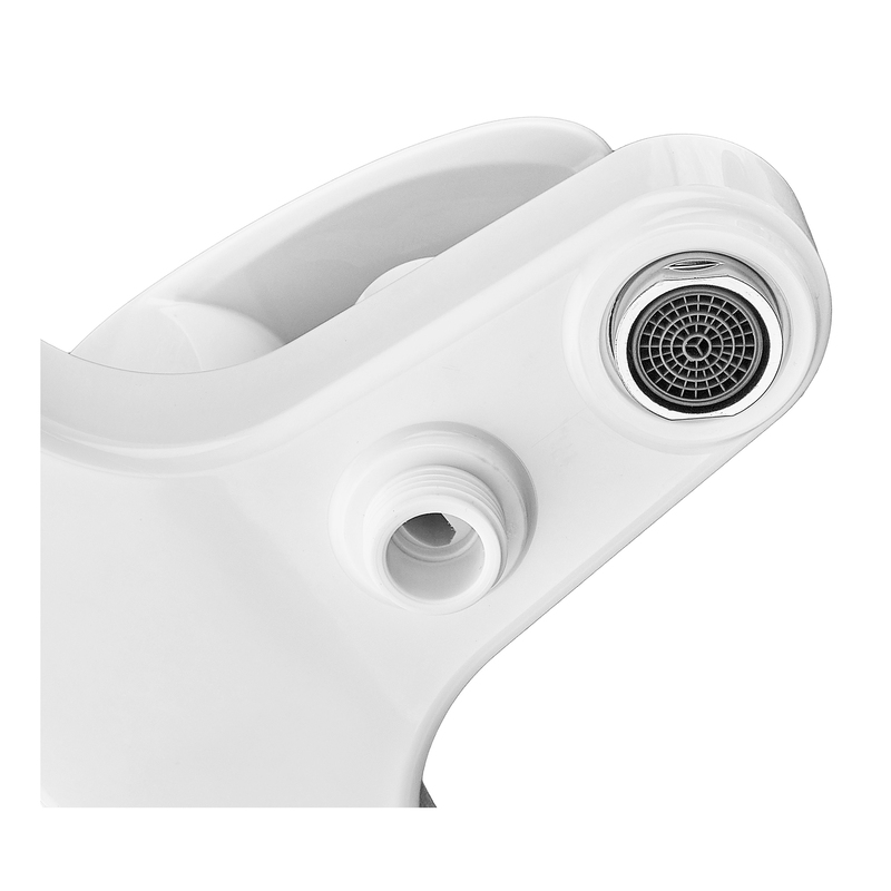 Змішувач для ванни Plamix Cezar-009 EURO White (без шланга, лійки та кронштейна) (PM0736)