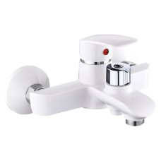 Змішувач для ванни Plamix Rodri-009 Euro Set White (з шлангом, лійкою та кронштейном) (PM0740)