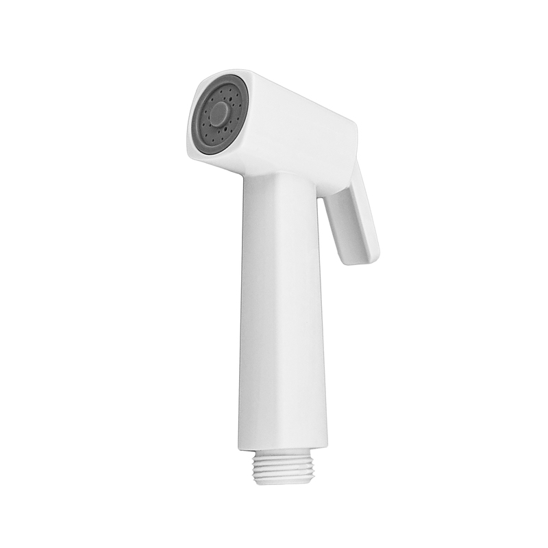 Змішувач для гігієнічного душу Plamix Kubus-222 SET White (з шлангом та лійкою) (PM0744)