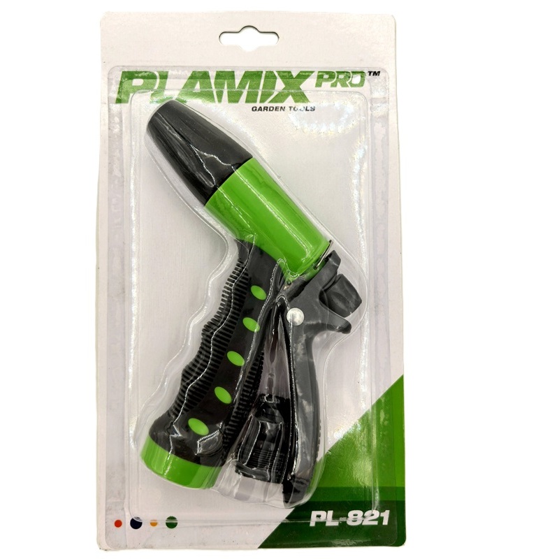 Пістолет-розпилювач для поливу Plamix PRO PL-821 2 режими (ABS+TPR+PPR) (PM6079)