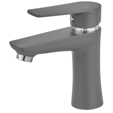 Змішувач для умивальника Plamix Oscar-001 Graphite (без підведення) (Колір графіт) (PM6097)