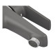Змішувач для умивальника Plamix Oscar-001 Graphite (без підведення) (Колір графіт) (PM6097)