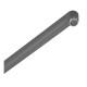 Змішувач для ванни Plamix Oscar-006 Euro SET Graphite (з шлангом, лійкою та кронш.) (Колір графіт) (PM6098)