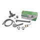 Змішувач для ванни Plamix Oscar-006 Euro SET Graphite (з шлангом, лійкою та кронш.) (Колір графіт) (PM6098)