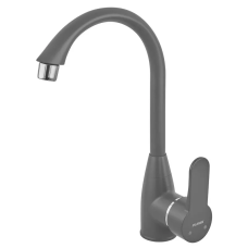 Змішувач для кухні Plamix Mario-011 Graphite (без підведення) (Колір графіт) (PM6099)