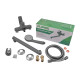 Змішувач для ванни Plamix Lucas-006 Euro SET Graphite (з шлангом, лійкою та кронш.) (Колір графіт) (PM6101)