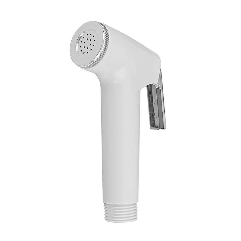 Змішувач для гігієнічного душу Plamix Lucas-222 SET White (з шлангом та лійкою) (Колір білий) (PM6104)