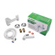 Змішувач для гігієнічного душу Plamix Lucas-222 SET White (з шлангом та лійкою) (Колір білий) (PM6104)
