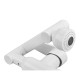 Змішувач для умивальника з регульованим виливом Plamix Oscar-001-FX SET White (з підведенням) (Колір білий) (PM6105)