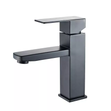 WEZER Змішувач для умивальника PRO1-02-BLACK