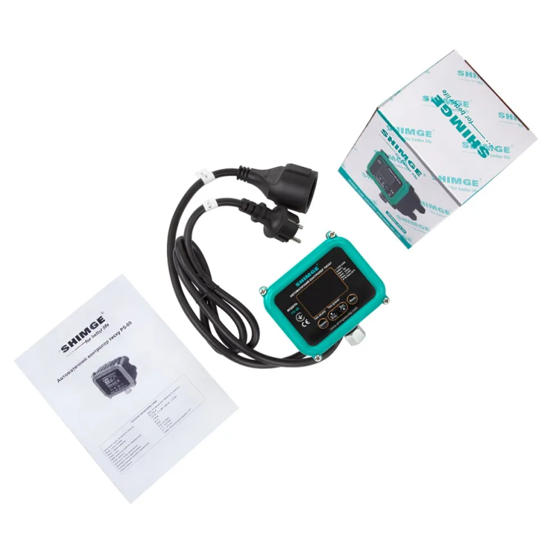SHIMGE насоси PS-09 SHIMGE контрол. електрон. з регулюванням тиску вимкн. Рмакс.=2,2 кВт {20} (PS-09)