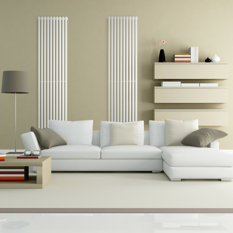 Betatherm Дизайнерский вертикальный радиатор Praktikum1800мм/387мм (PV 1180/10 9016M 99)