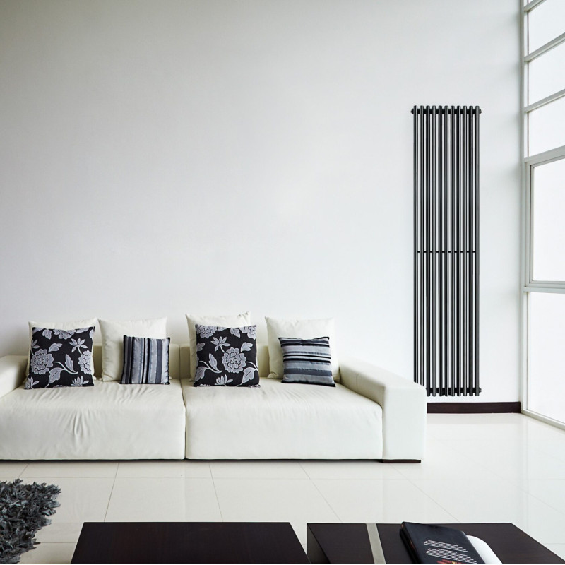 Betatherm Дизайнерский вертикальный радиатор Praktikum1800мм/425мм (PV 2180/9 9005M 99)
