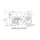 SHIMGE насоси PX203-E SHIMGE багатоступ. станція (0,37 кВт, Нmax=32м, Qmax=70л/хв) {1} (PX203-E)