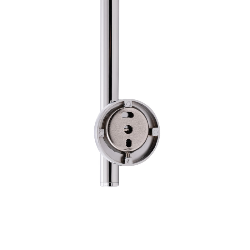Qtap Стійка універсальна Sprha 700 мм округла з полицею QT003 Chrome