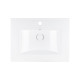 Qtap Раковина Albatross 600х470х180 White з донним клапаном QT01113060CW