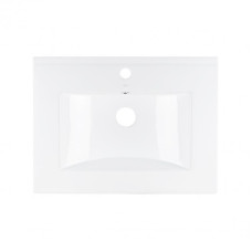 Qtap Раковина Albatross 600х460х180 White без донного клапану QT01113060CW1