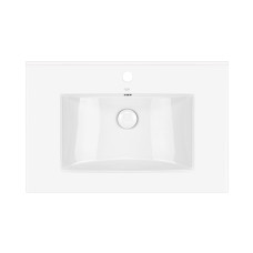Qtap Раковина Albatross 700х460х180 White з донним клапаном QT01113070CW