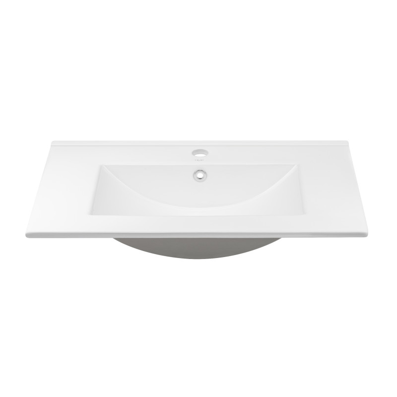 Qtap Раковина Albatross 700х460х180 White з донним клапаном QT01113070CW
