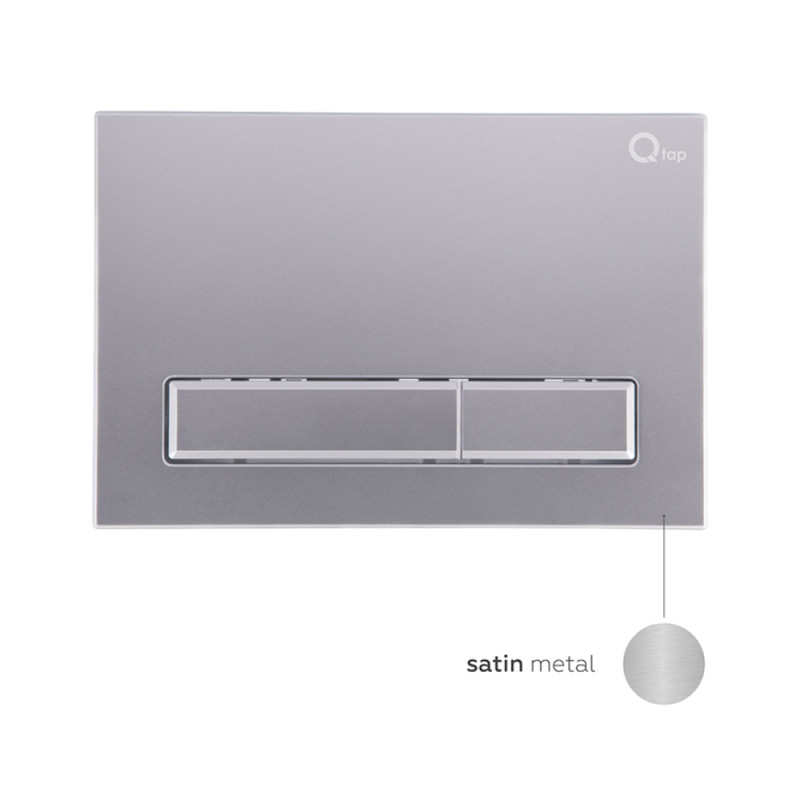 Qtap Панель змиву для унітаза Nest QT0111M08382SAT