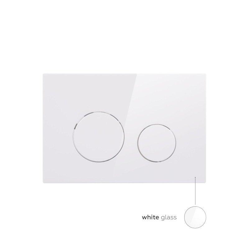 Qtap Панель змиву для унітаза Nest QT0111M11110W