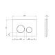Qtap Панель змиву для унітаза Nest QT0111M11111SAT