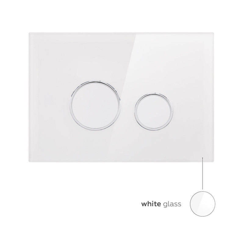 Qtap Панель змиву для унітаза Nest QT0111V1164GW