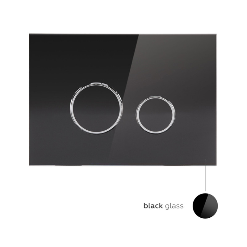 Qtap Набір інсталяція 4 в 1 Nest ST з круглою панеллю змиву QT0133M425V1163GB
