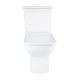 Qtap Унітаз підлоговий Aries Rimless безобідковий з сидінням Soft-close WHITE QT03228302W