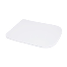 Сидіння для унітаза підлогового (Aries) 445×360×30 мм, White, з мікроліфтом? Slim Duroplast, Quick Release QT03228302W3 Qtap SD00054056