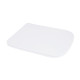 Сидіння для унітаза підлогового (Aries) 445×360×30 мм, White, з мікроліфтом? Slim Duroplast, Quick Release QT03228302W3 Qtap SD00054056