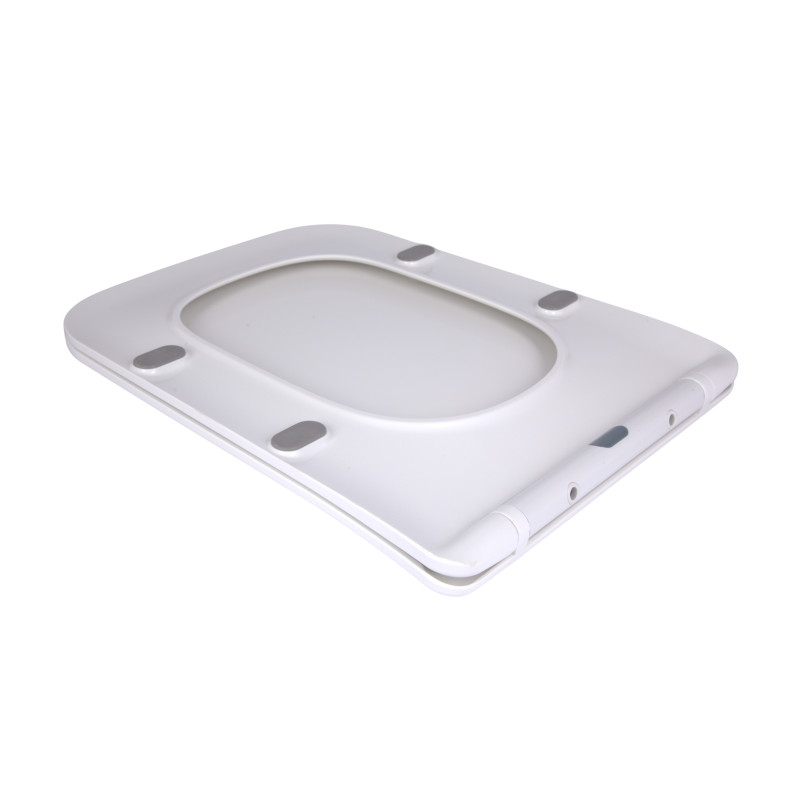 Сидіння для унітаза підлогового (Aries) 445×360×30 мм, White, з мікроліфтом? Slim Duroplast, Quick Release QT03228302W3 Qtap SD00054056
