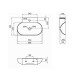 Qtap Раковина Cardinal 565х400х130 White QT0411K177WN