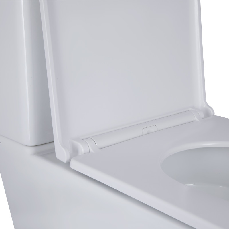 Qtap Унітаз-компакт Cardinal Ultra Quiet безободковий з сидінням Soft-close QT04222168AUQ3W