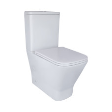 Qtap Унітаз-компакт Cardinal Ultra Quiet безободковий з сидінням Soft-close QT04222168AUQ3W